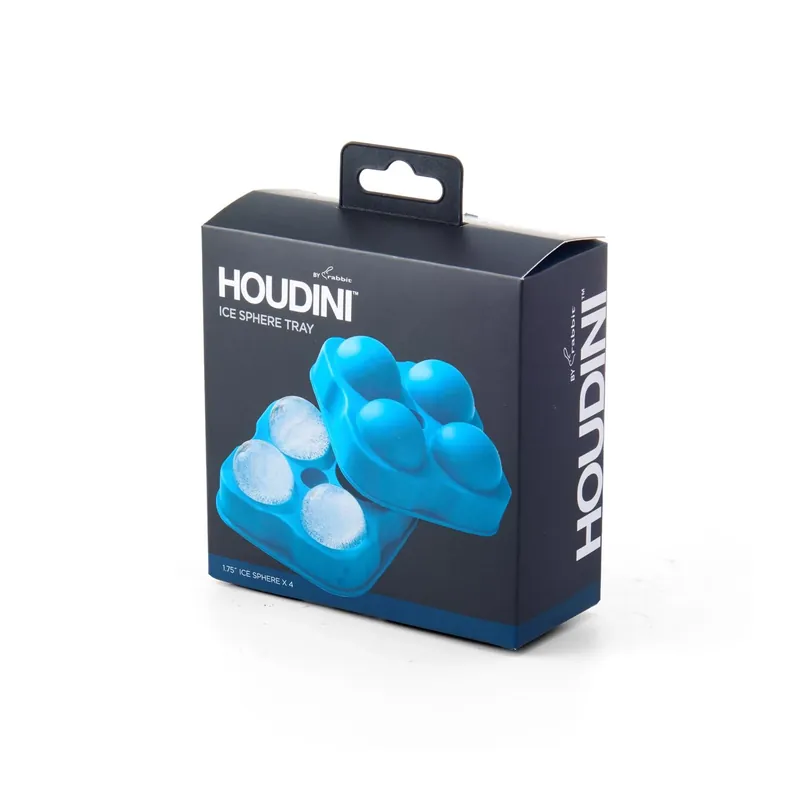 Blue Silicone Ice Sphere Mold - H9-013501t - Makes 4 Ice Spheres
