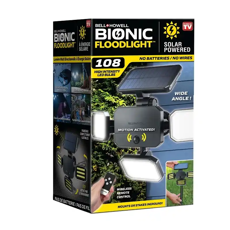Bionic Solar Powered 5 W Led Floodlight 1 Pk