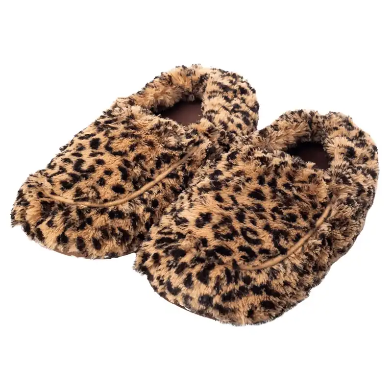 Tawny Microwavable Slippers Black/brown Size 6-10 Us