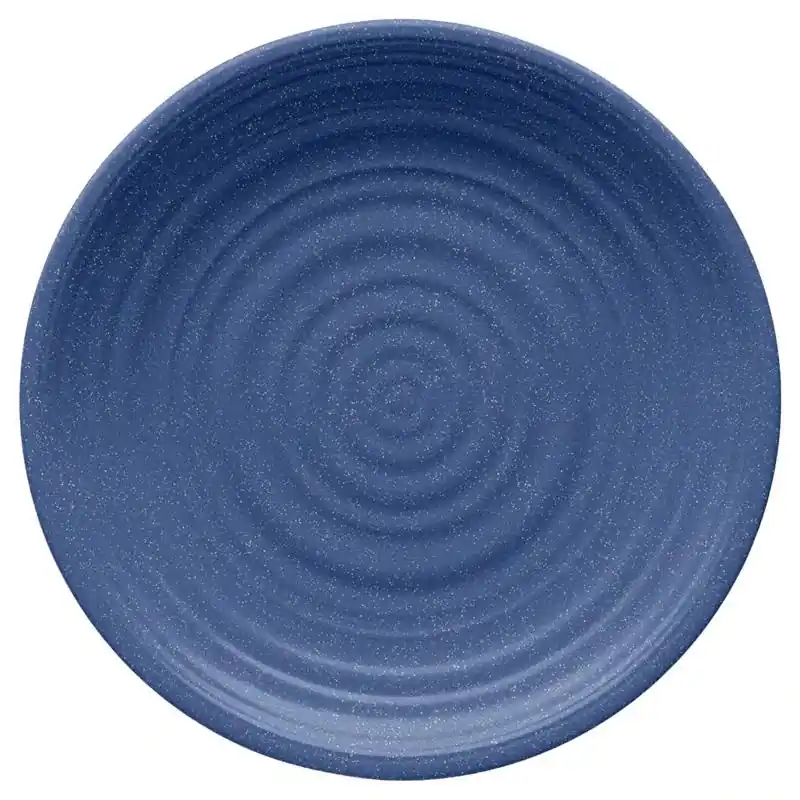 Blue Bamboo/fiber Artisan Dinner Plate 1 Each