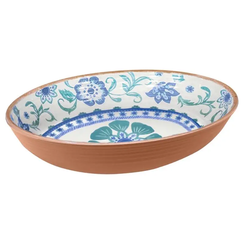Rio Turquoise 91.3 Oz Multicolored Melamine Artisan Serve Bowl 1 Each