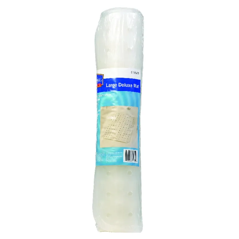 31-1/2 In. L X 15 In. W Clear Vinyl Bath Mat Latex Free