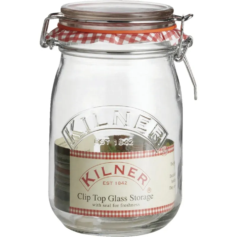 33.8 Oz Clear Storage Jar 1 Pk