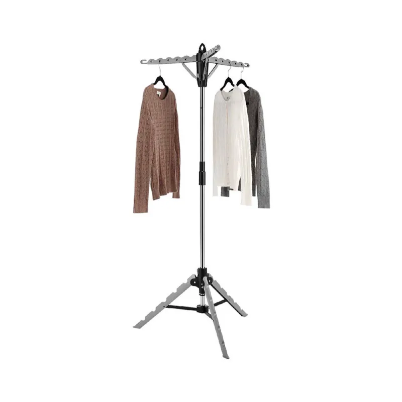 64.5 In. H X 28 In. W X 28 In. D Stainless Steel Tripod Collapsible Clothes Drying Rack