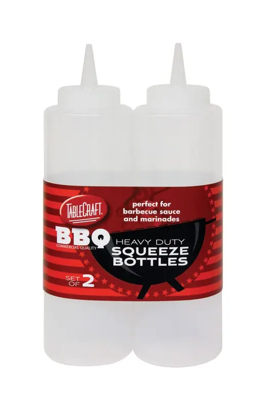 Bbq Clear Polyethylene Squeeze Bottles 12 Oz