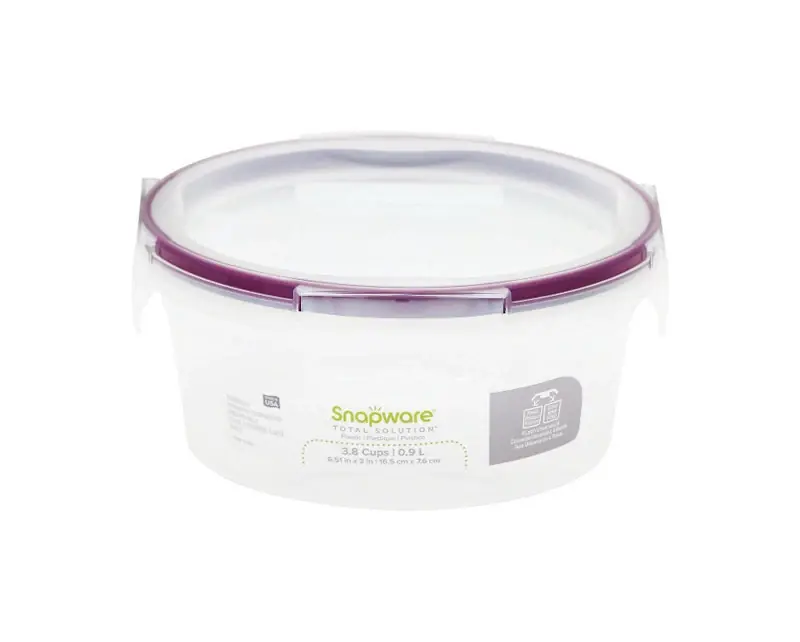 Total Solution 3.8 Cups Clear Food Storage Container 1 Pk