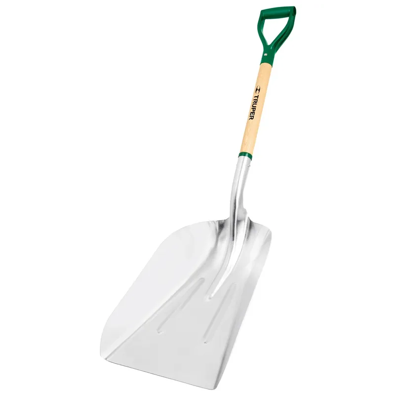Tru-tough 45 In. Aluminum Scoop Transfer Shovel With Wood D-handle