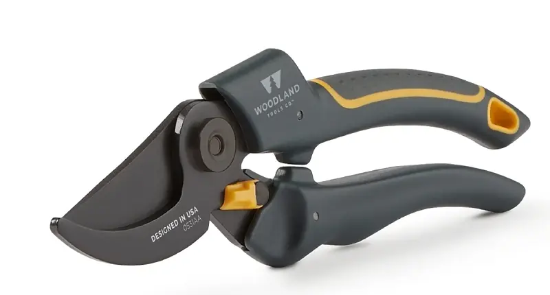 8 Inch Compact Duralight Bypass Pruner With High Carbon Steel Blade