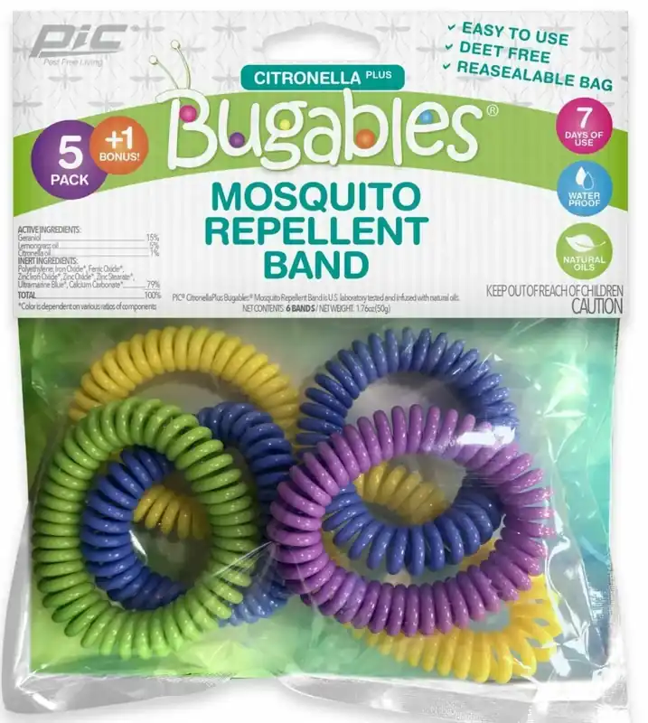 Bugables Insect Repellent Wrist Band For Mosquitoes 6 Pk