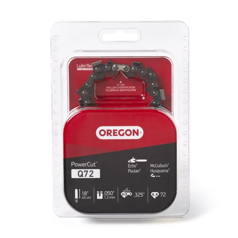 Powercut Q72 18 In. Chainsaw Chain With 72 Links For Multiple Brands