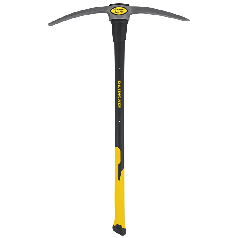 6 Lb Pick Mattock With 36 In. Fiberglass Handle And Forged Steel Head