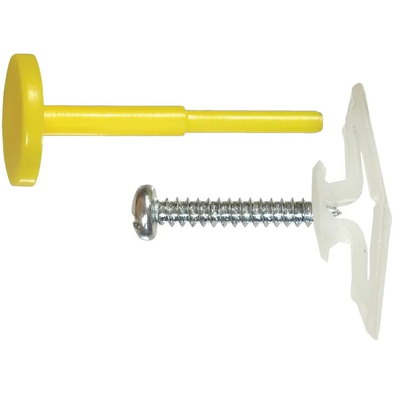 5/8 In. D X 0.4 In. L Plastic Pan Head Pop-toggle Anchors 100 Pk