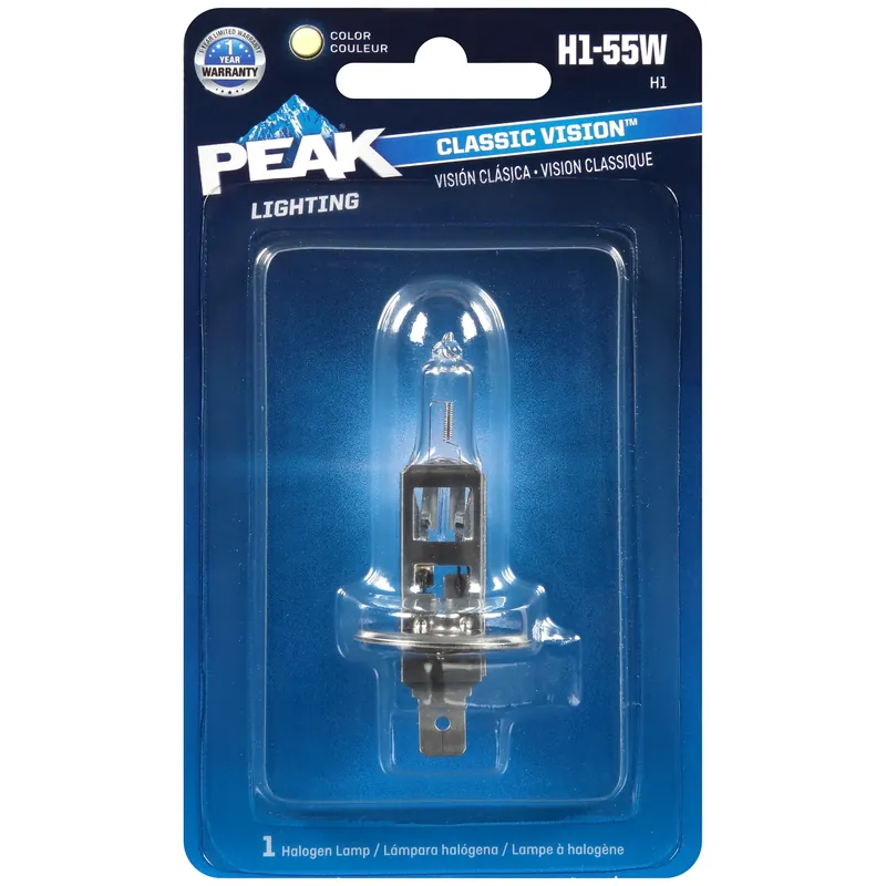 Classic Vision Halogen High/low Beam Automotive Bulb H1