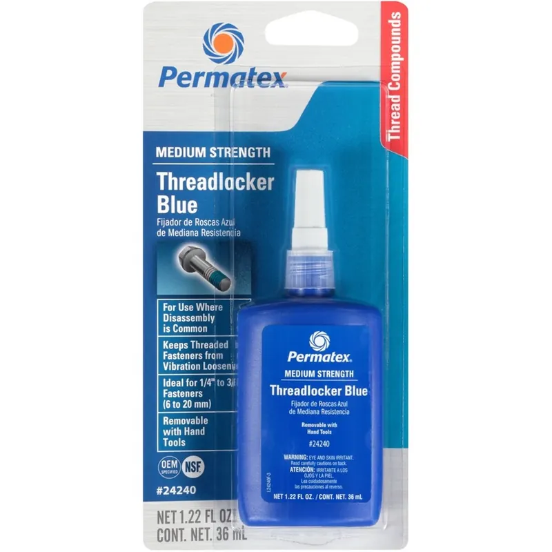 Threadlocker, Blue, 36-ml