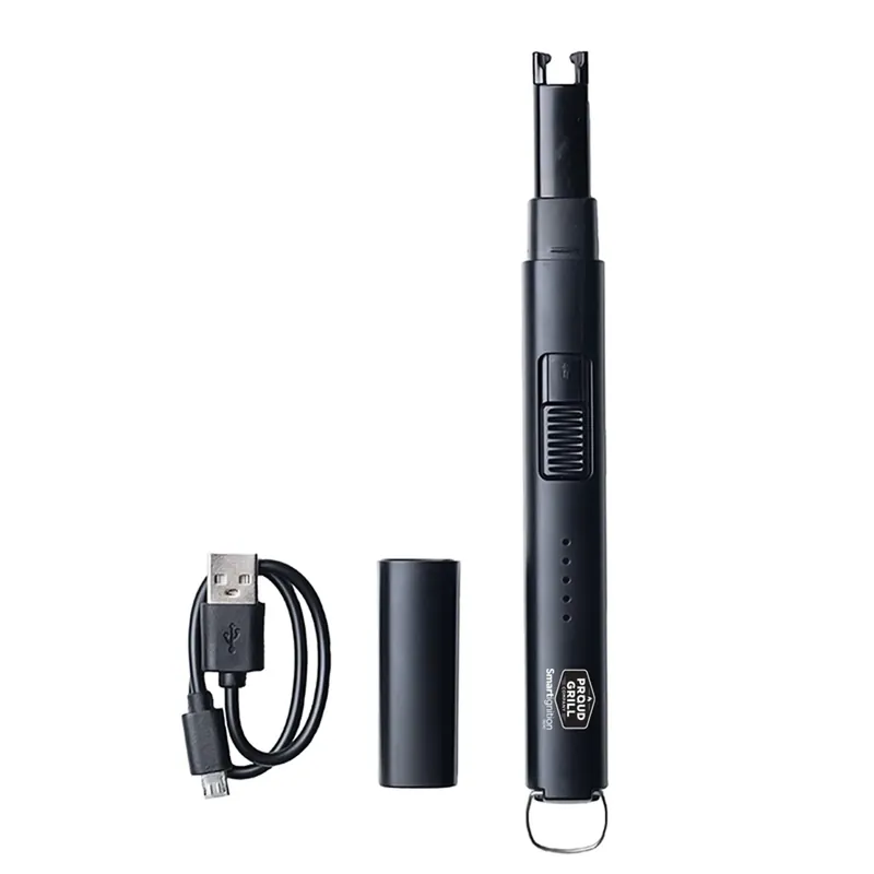 Smartignition Plastic Black Rechargeable Usb Lighter 0.75 In. L X 1.13 In. W