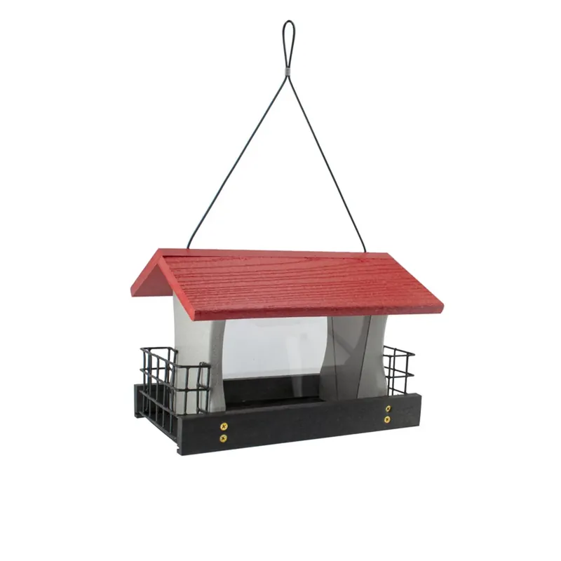 Going Green Wild Bird 4 Lb Plastic Ranch Seed And Suet Bird Feeder