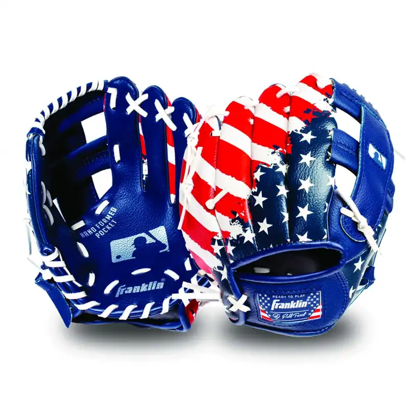 Mlb Rtp Multicolored Pvc Right-handed T-ball Fielding Glove 9.5 In. 1 Pk