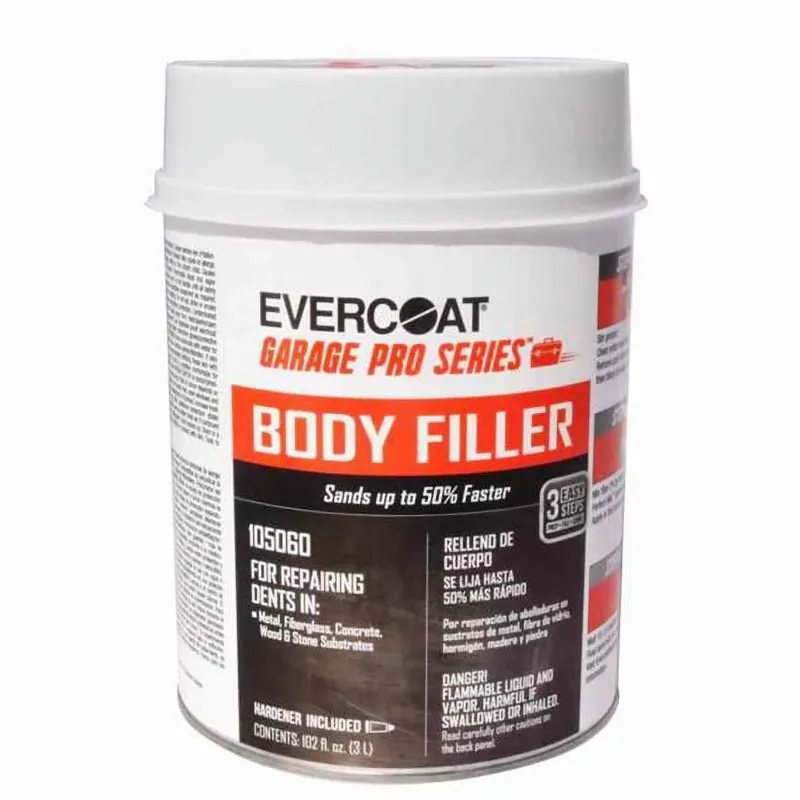 Garage Pro Series Auto Body Filler 102 Ounce - Gray, Versatile Repair Solution