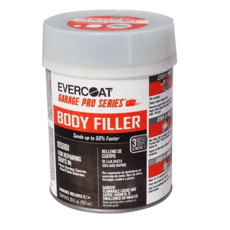 Garage Pro Series Auto Body Filler 26 Oz For Aluminum, Steel, Wood, And More