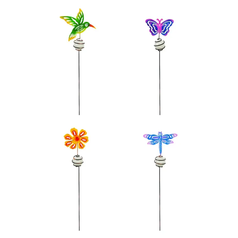 Multicolored Iron 15 In. H Decorative Pot Stake - Model Zac47m2270