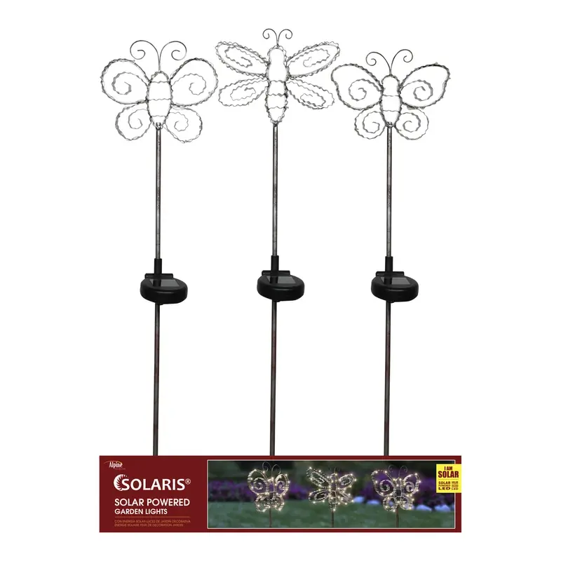 Assorted Metal 34 In. H Outdoor Garden Stake
