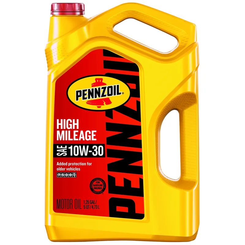 High Mileage 10w-30 Gasoline High Mileage Motor Oil 5 Qt 1 Pk