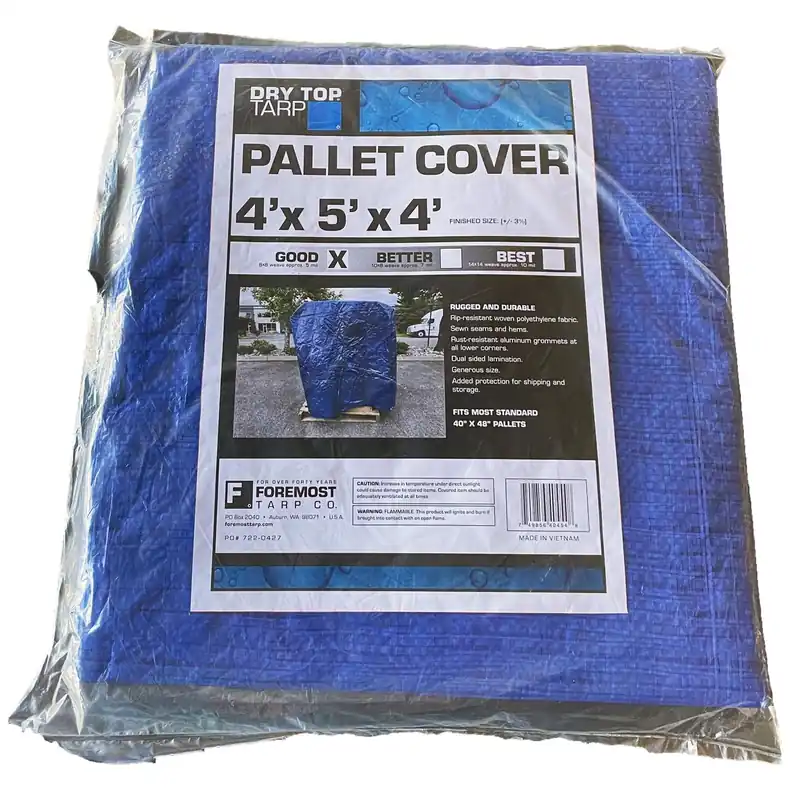 Dry Top 48 In. W X 5 Ft. L Pallet Cover 1 Pk