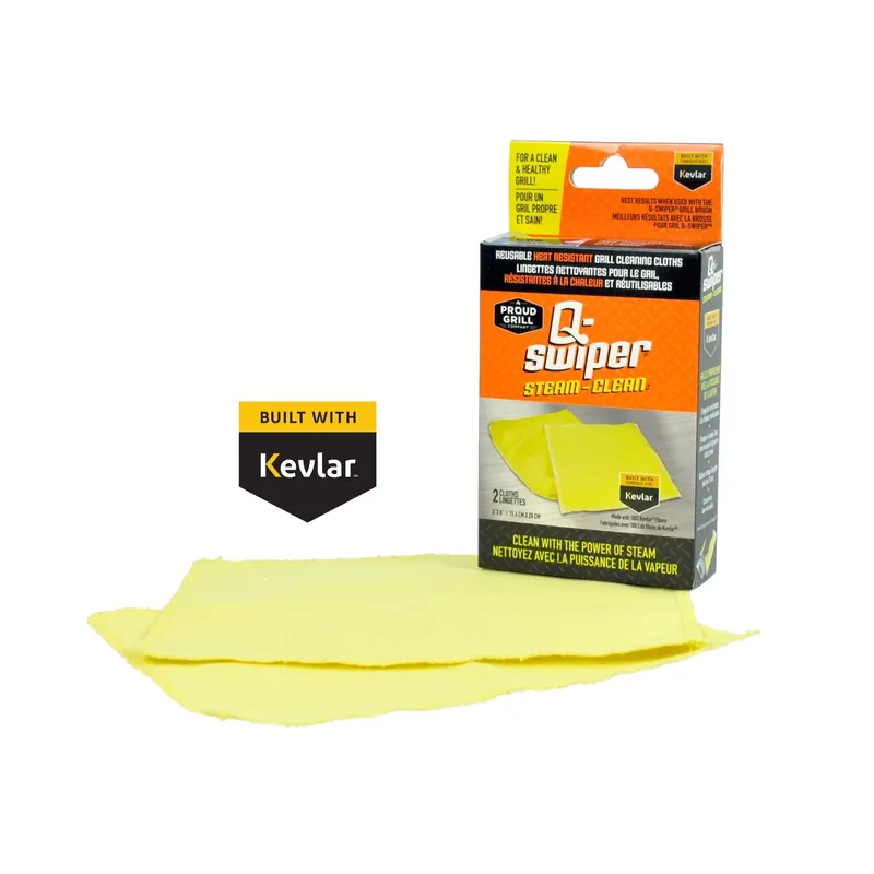 Q-swiper Steam Clean Cloth 8 In. L X 6 In. W 2 Pk
