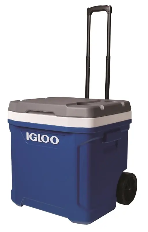 Latitude Rolling Cooler, Indigo Blue, 60-qts.