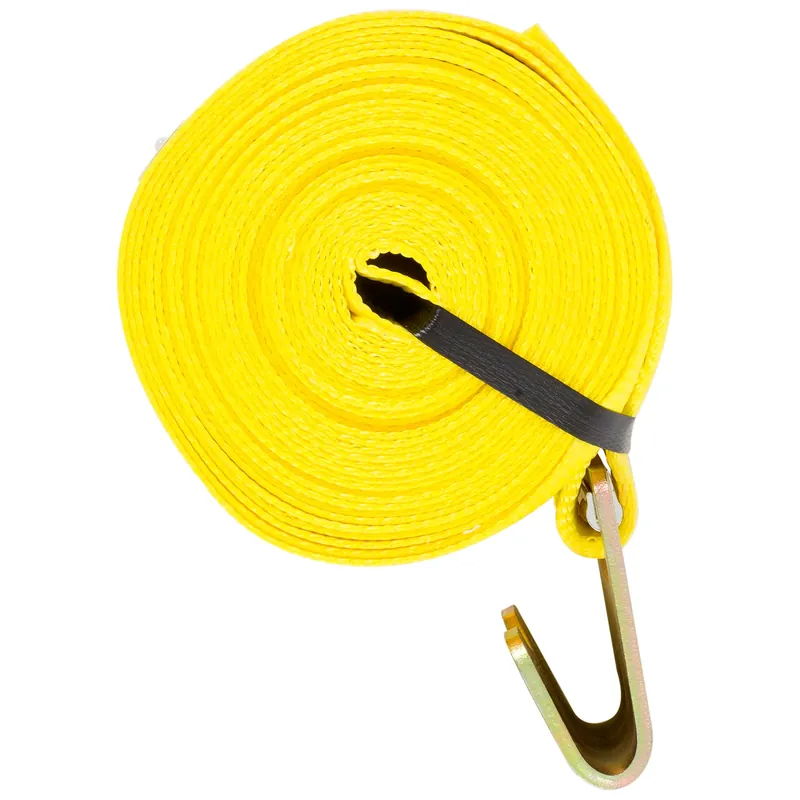4 In. W X 30 Ft. L Yellow Winch Strap 5000 Lb 1 Pk