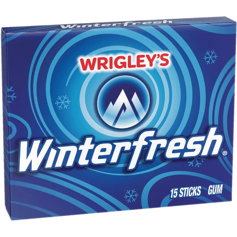 Winterfresh Chewing Gum - 15 Pieces, Sugar Free, Fresh Flavor