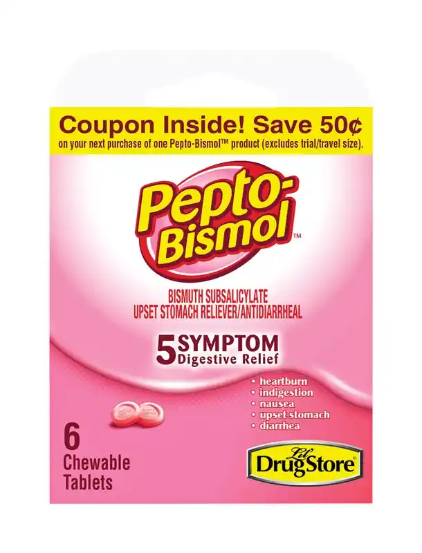 Lil Drugstore Upset Stomach Reliever 6 Ct 6 Pk