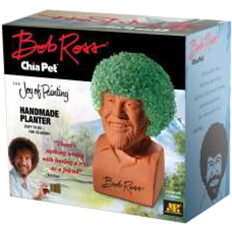 Bob Ross Decorative Planter Clay 1 Pk