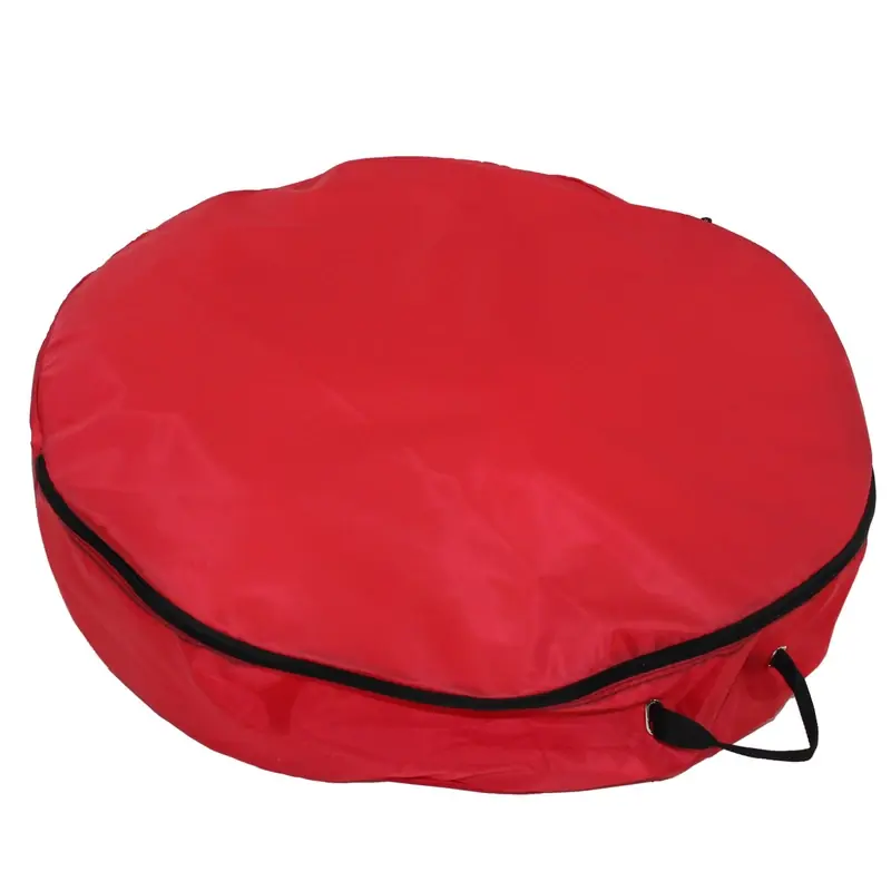 36 Inch Wreath Storage Bag - Durable Polyester, Red Color, Model 77011-1ac