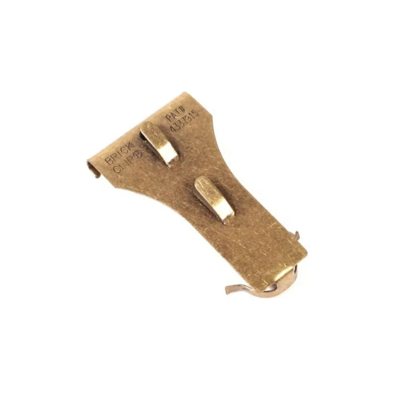 Celebrations Holiday Brick Clip Metal 2 Pk