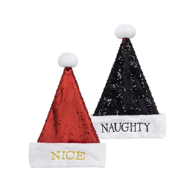 17 In. Reversible Santa Hat 1 Pk