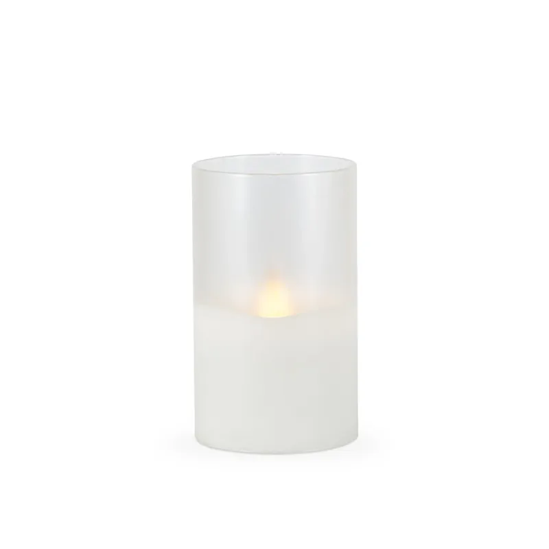 White No Scent Scent Flameless Hand Poured Candle