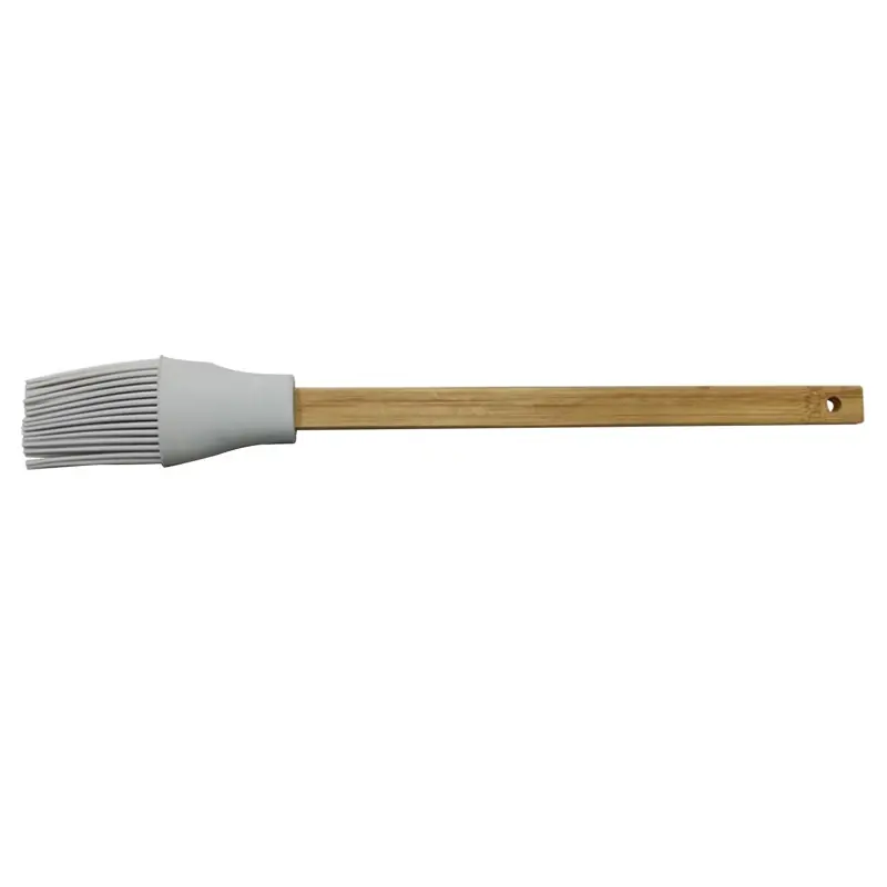 Gray Bamboo/silicone Basting Brush