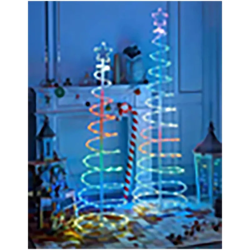 Led Multi Spiral 5 Ft. Yard Decor With Remote Control