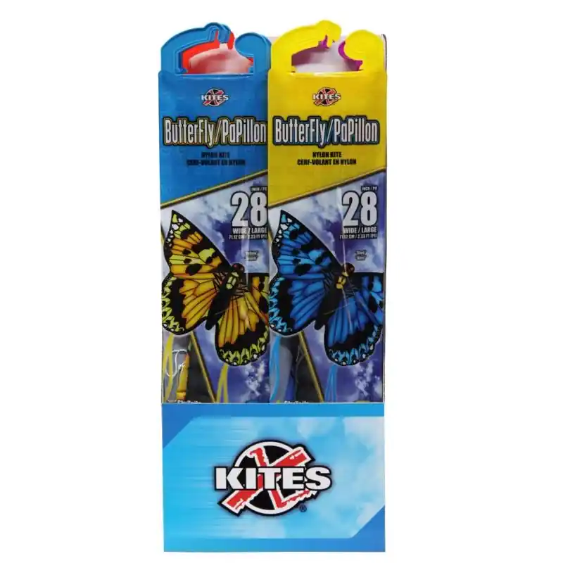 Butterfly Kites Nylon Assortment - Large, 28 In. Width, 19.4 In. Height