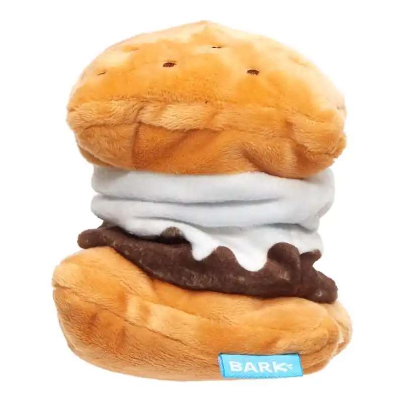 For Dog Multicolored Plush More S‘mores Dog Toy 1 Pk
