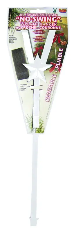 No Swing Wreath Hanger 1 Pk