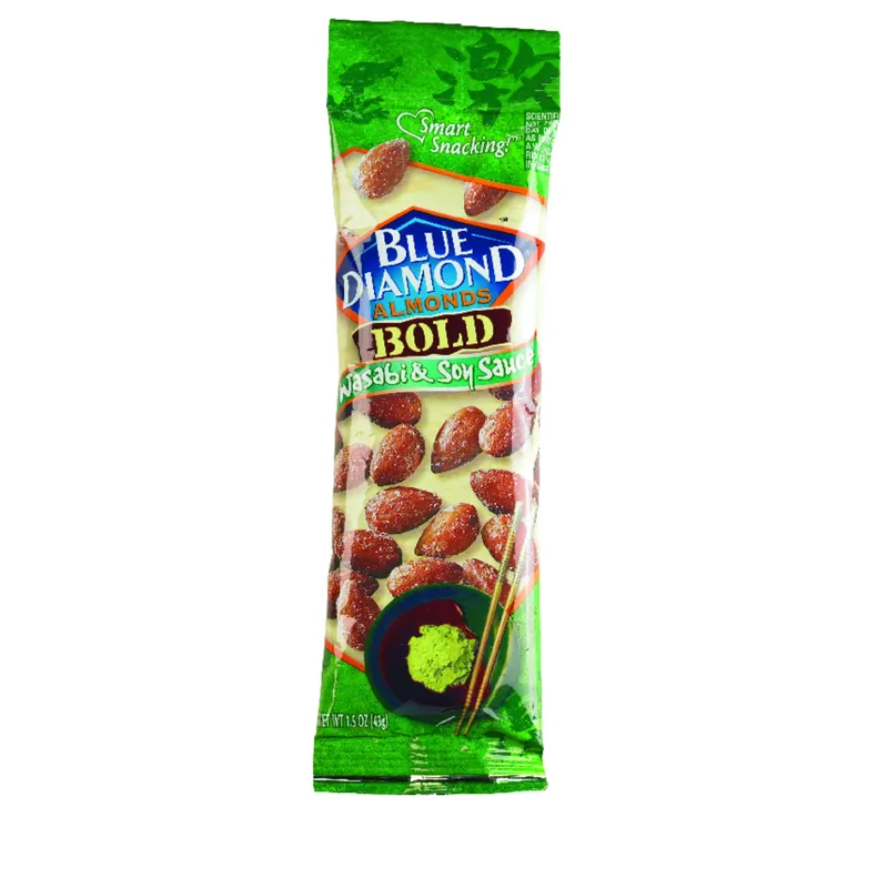 Bold Wasabi And Soy Sauce Almonds 1.5 Oz Bagged