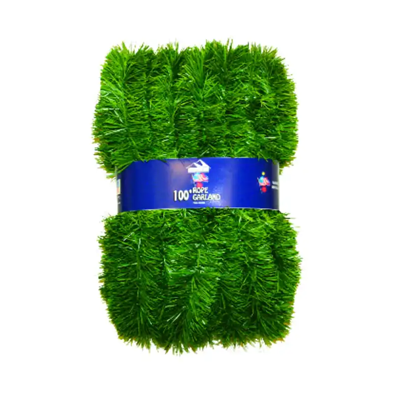 100 Ft. L Juniper Rope Soft Garland - Unlit Green Decoration