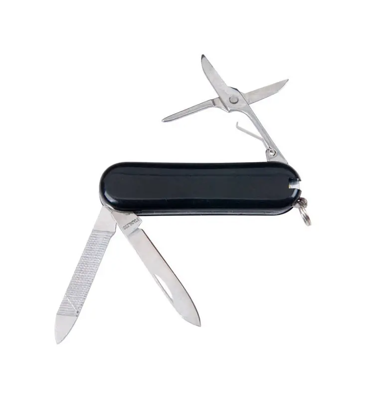 Stainless Steel Black Multi-tool Key Chain