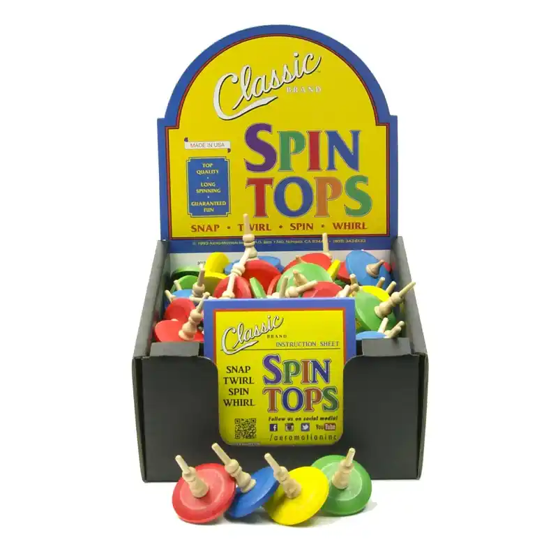 Aero-motion Spin Top Assorted 1 Pc