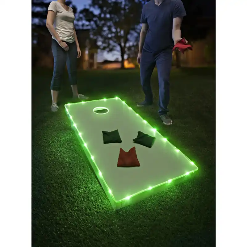 Toss Brightz Green Led Cornhole Light Kit Abs Plastics 1 Pk