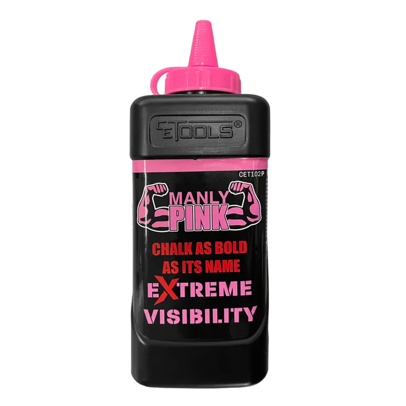 10 Oz Standard Extreme Visibility Marking Chalk Fluorescent Pink 1 Pk