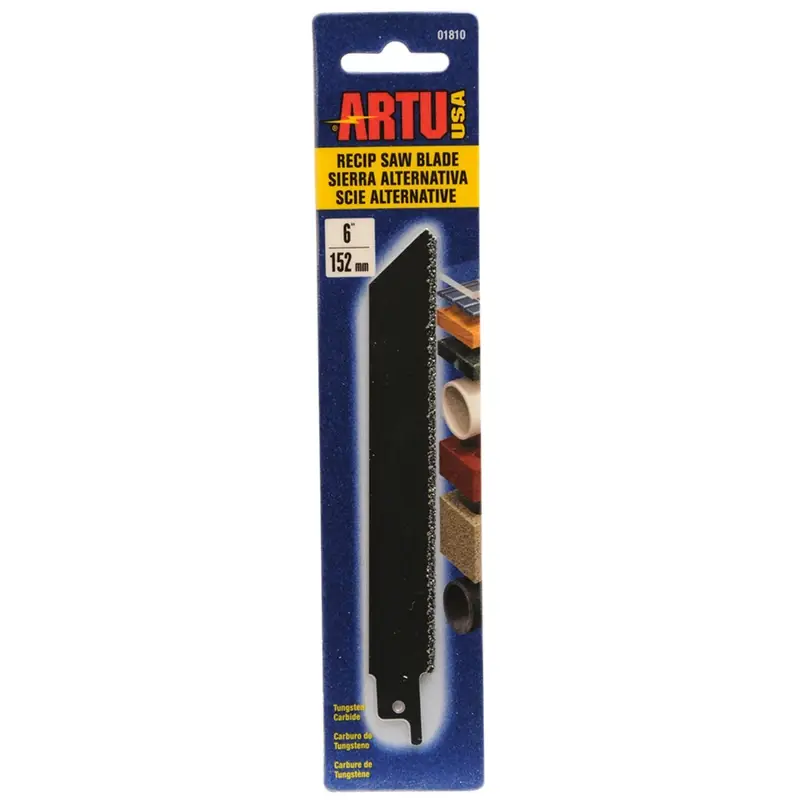 6 In. Tungsten Carbide Reciprocating Saw Blade 12 Tpi 1 Pk