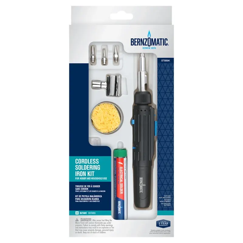 Cordless Maker Detail Torch And Soldering Iron Kit With 7 Tips